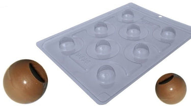 Forma De Chocolate - Forma De Chocolate Especial 3 Partes - Esfera Com Furo